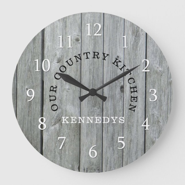 Grande Horloge Ronde Rustic Family (Recto)