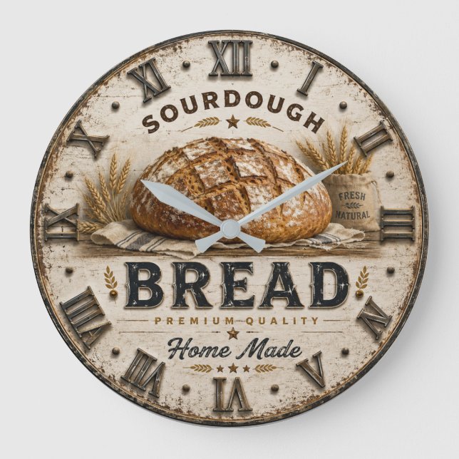 Grande Horloge Ronde Rustic Sourdough Bread Kitchen Artisan  Bakery (Recto)
