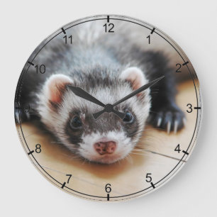 Grande Horloge Ronde Sable Ferret