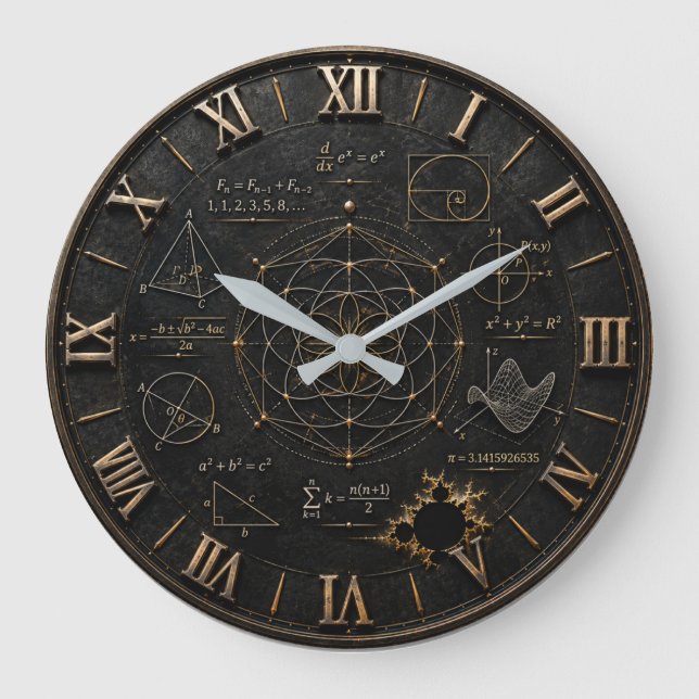 Grande Horloge Ronde Sacred Geometry Math  (Recto)