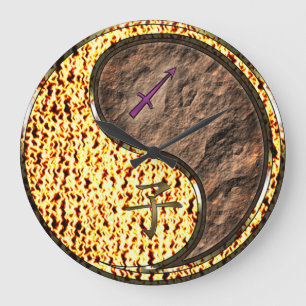 Grande Horloge Ronde Sagittaire & Rat de Terre