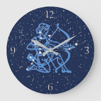 Sagittarius Constellation & Zodiac Signe avec étoi