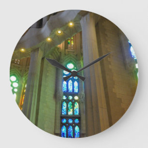 Grande Horloge Ronde Sagrada Familia. Intérieur