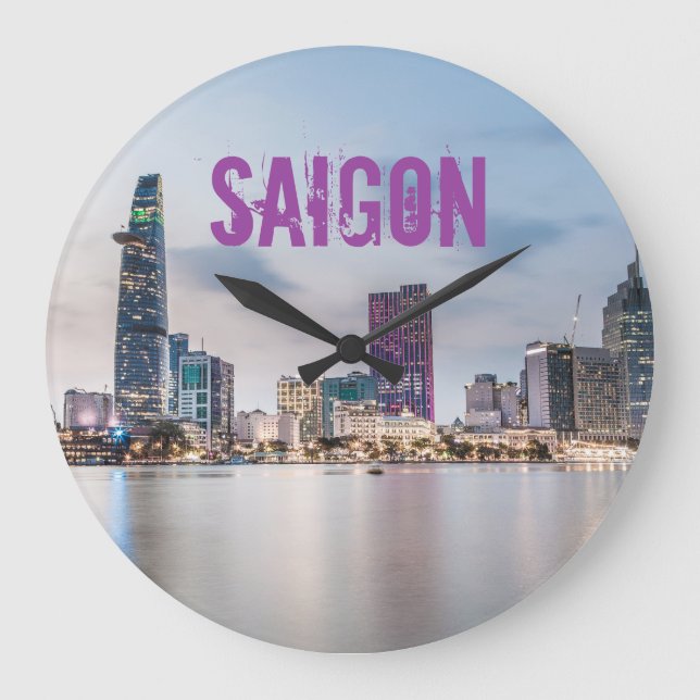 Grande Horloge Ronde Saigon (Ho Chi Minh Ville) HCMC Vietnam souvenir B (Recto)