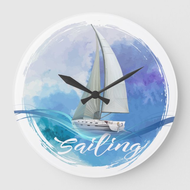 Grande Horloge Ronde Sailboat text (Recto)