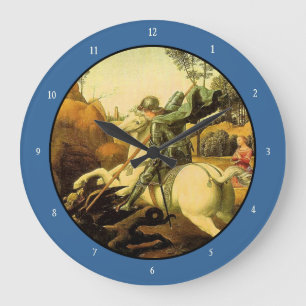 Grande Horloge Ronde "Saint George et le dragon" de Raphaël (vers 1505)