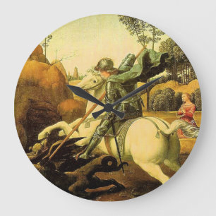 Grande Horloge Ronde "Saint George et le dragon" de Raphaël (vers 1505)