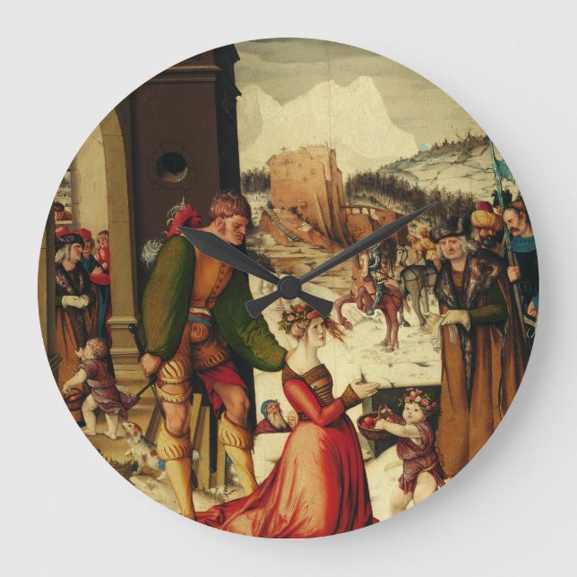 Grande Horloge Ronde Sainte Dorothée de Césarée (Recto)