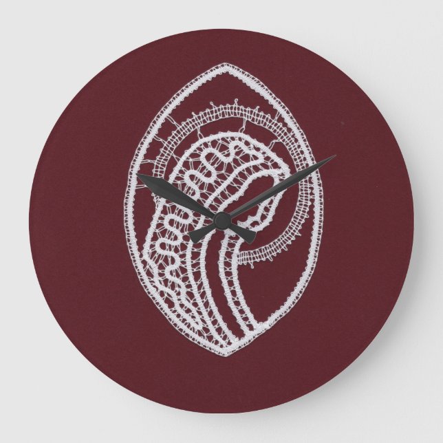 Grande Horloge Ronde Sainte Vierge Marie, dentelle (Recto)