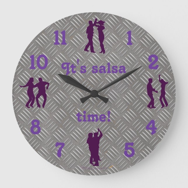 Grande Horloge Ronde Salsa Time Dance Poses (Recto)