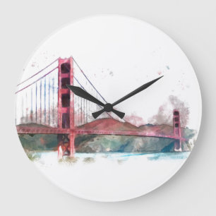 Grande Horloge Ronde San Francisco, CA - Golden Gate Bridge