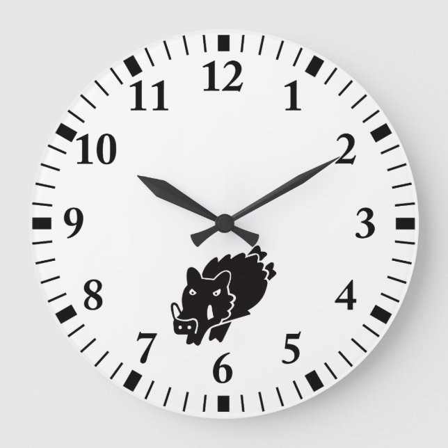 Grande Horloge Ronde Sanglier (Recto)
