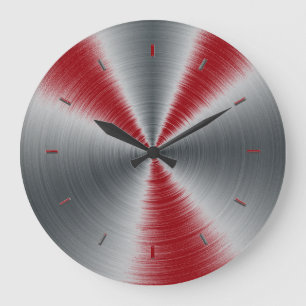 Grande Horloge Ronde Sangria met en évidence une couleur