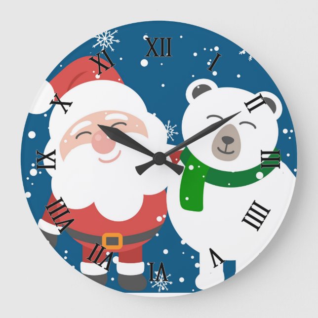 Grande Horloge Ronde Santa and bear (Recto)