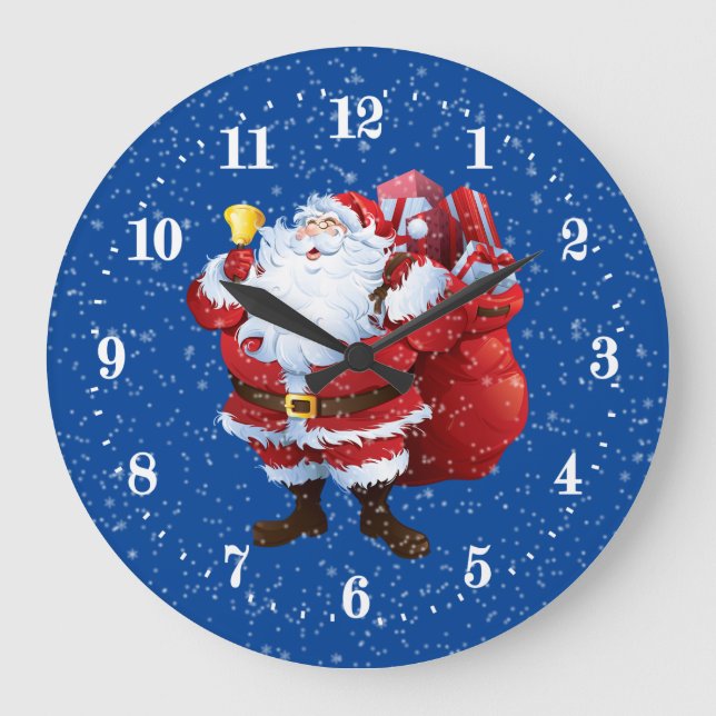 Grande Horloge Ronde Santa Holiday Large Clock (Recto)