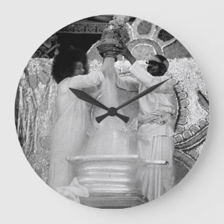 Grande Horloge Ronde Sathya Sai Baba Round Large Wall Clock
