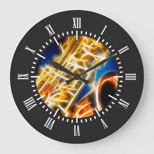 Grande Horloge Ronde Saxophone - Fractal (Recto)