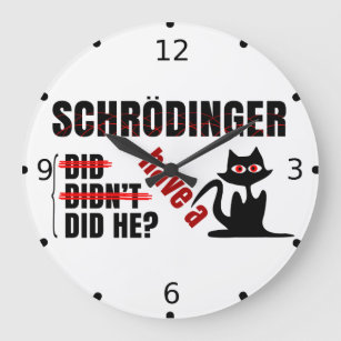 Grande Horloge Ronde Schrodinger