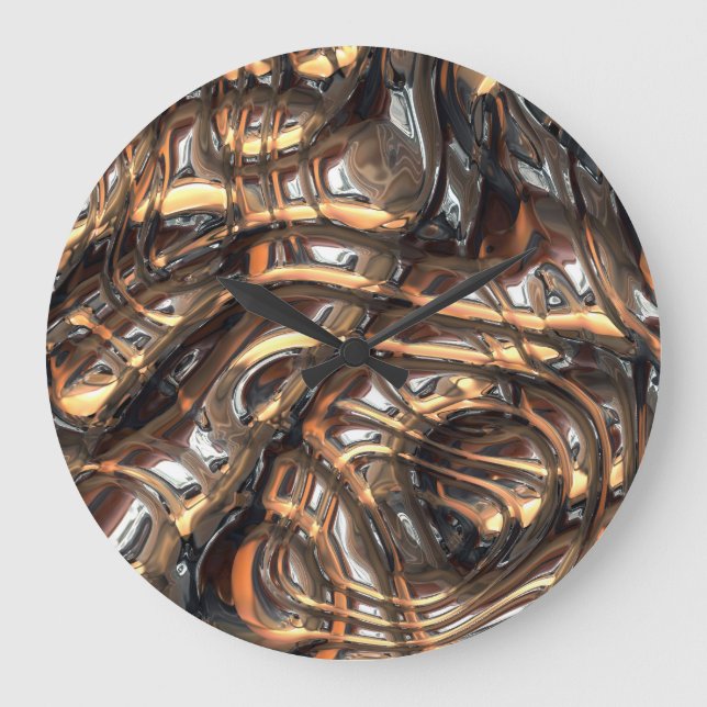 Grande Horloge Ronde Sci-Fi W4  Wall Clocks (Recto)