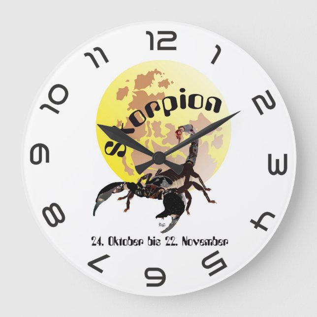 Grande Horloge Ronde Scorpion (Recto)