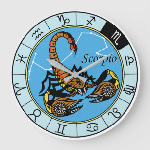 Grande Horloge Ronde scorpion astrological