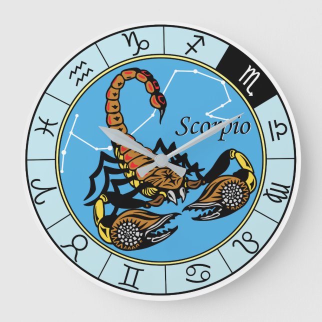Grande Horloge Ronde scorpion astrological (Recto)