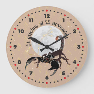 Grande Horloge Ronde Scorpione 24 ottobre al 22 novembre Orologio