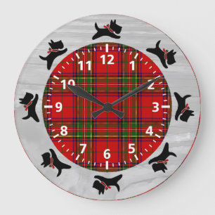 Grande Horloge Ronde Scotties sur la course