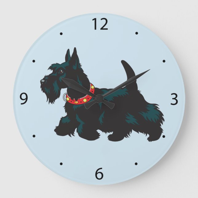 Grande Horloge Ronde scottish terrier (Recto)