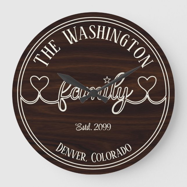 Grande Horloge Ronde Script de famille ivoirienne sur Arrière - plan à  (Recto)