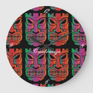 Grande Horloge Ronde Sculpture Twin Tiki Thunder_Cove