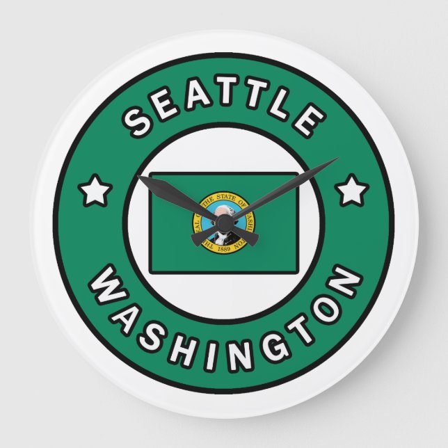 Grande Horloge Ronde Seattle Washington (Recto)
