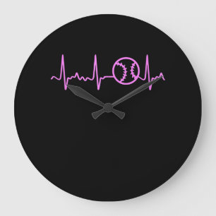 Grande Horloge Ronde Sensibilisation au cancer du sein au baseball à l