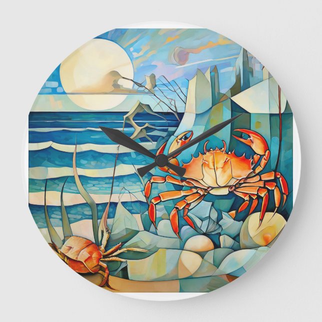 Grande Horloge Ronde Serenade de crabe (Recto)
