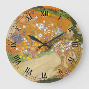 Grande Horloge Ronde Serpents d'eau II de Gustav Klimt, Art nouveau