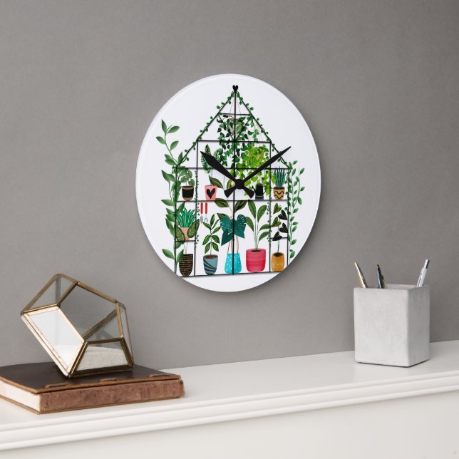 Grande Horloge Ronde Serre Confortable (Bureau)