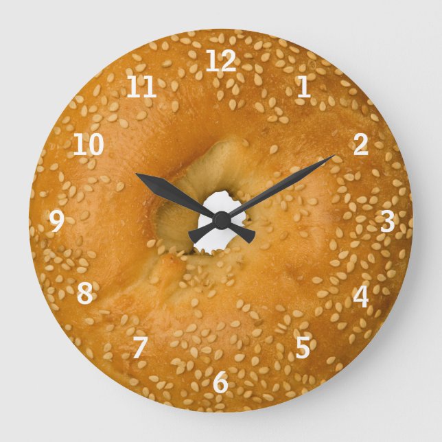 Grande Horloge Ronde Sesame Bagel Clock (Recto)