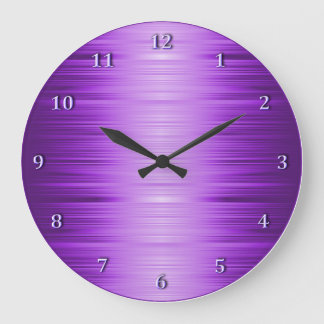 Grande Horloge Ronde Shaded Purple Violet