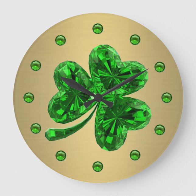 Grande Horloge Ronde Shamrock Emerald (Recto)