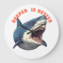 Shark  Clock