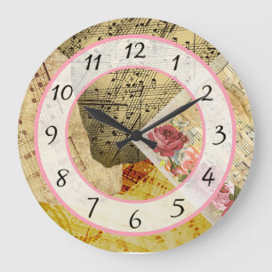 Grande Horloge Ronde Sheet Music, Notes musicales Kitchen