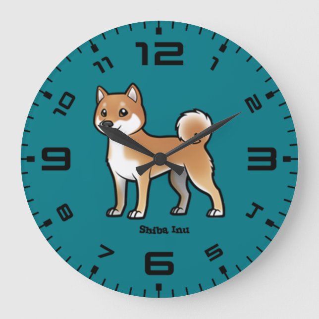 Grande Horloge Ronde shiba inu (Recto)