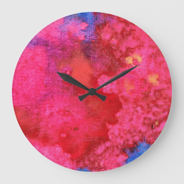 Grande Horloge Ronde Shocking Pink (Recto)