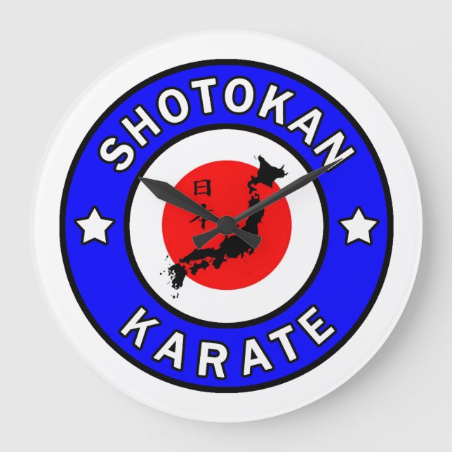 Grande Horloge Ronde Shotokan Karate (Recto)
