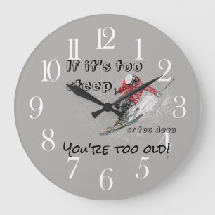 Grande Horloge Ronde Si c'est trop escarpé