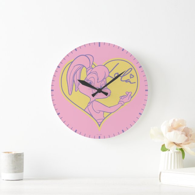 Grande Horloge Ronde Signature Lola Heart (Maison)
