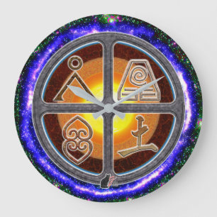 Grande Horloge Ronde Signes terrestres