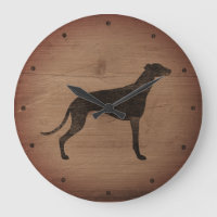 Silhouette Greyhound Style Rustique