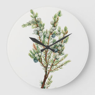 Grande Horloge Ronde Simple Juniper Vintage de montagne