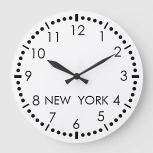 Grande Horloge Ronde Simple New York Newsroom
